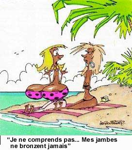 Drôle...! Et mes Jambes?