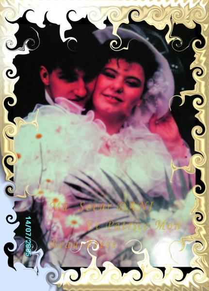 Gros Bisous à tout les Deux pour leur 15 ans de Mariage Bisss